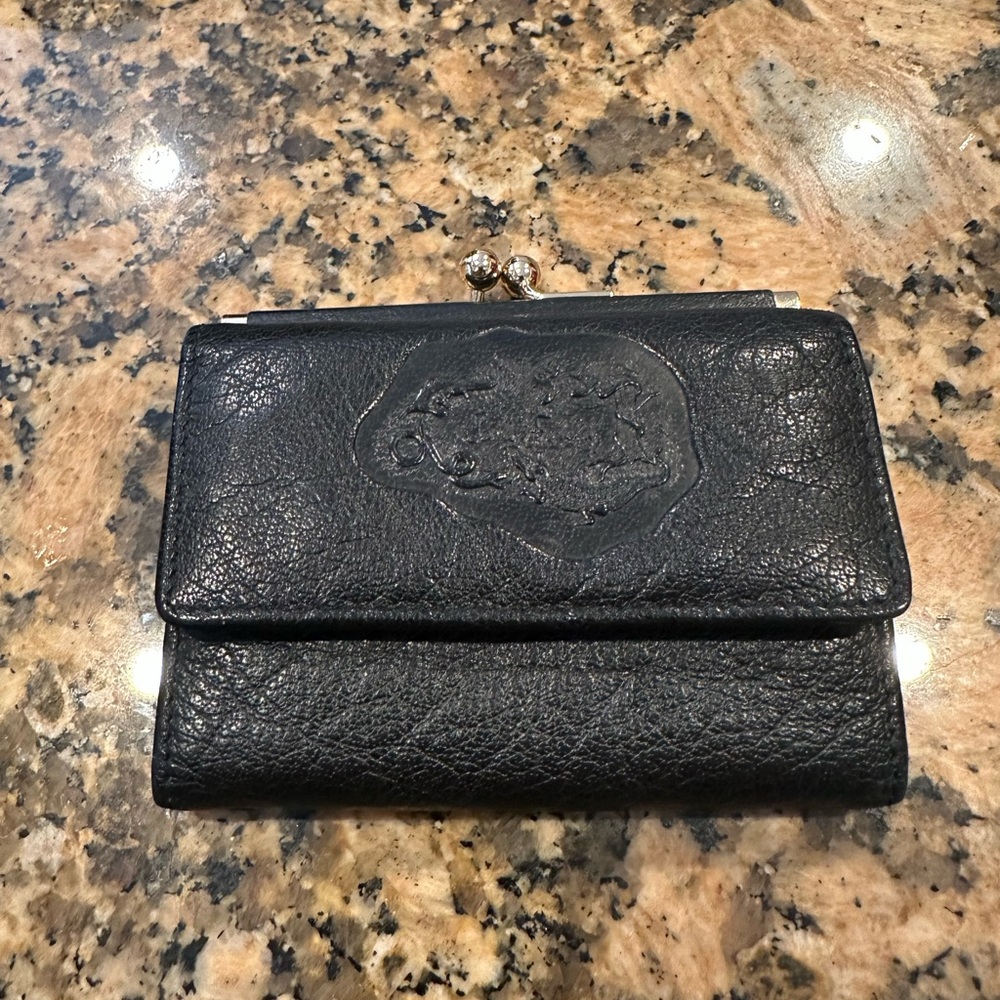 Carlos falchi leather wallet